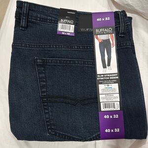 Buffalo Slim Straight stretch denim, dark blue, 40x32